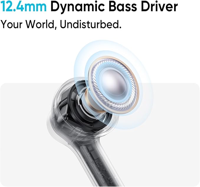 realme Buds T200x True Wireless Earbuds with 12.4mm Dynamic Bass Drivers, 25 dB ANC, Quad Mic, 45ms Latency, Upto 48 Hrs Playback, Fast Charge, IP55 Rated, BT 5.4 - (White)