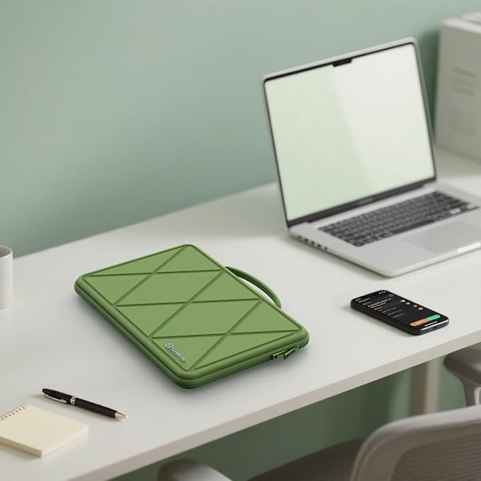 Smatree Hard Sleeve Case Compatible for 14 inch ASUS Vivobook 14X/Flip14/S 14Flip, for Zenbook Duo 14, for Chromebook Flip CX3, for ASUS L410/ROG Zephyrus G14, Green (X8252TG)