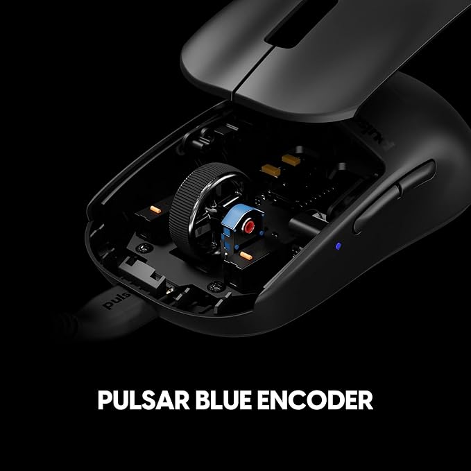 Pulsar Gaming Gears X2A Wired Gaming Mouse, Ultra Lightweight, Optical Switch, 26000 DPI, Motion Sync, PAW3395 Sensor (Medium, Wired, White)
