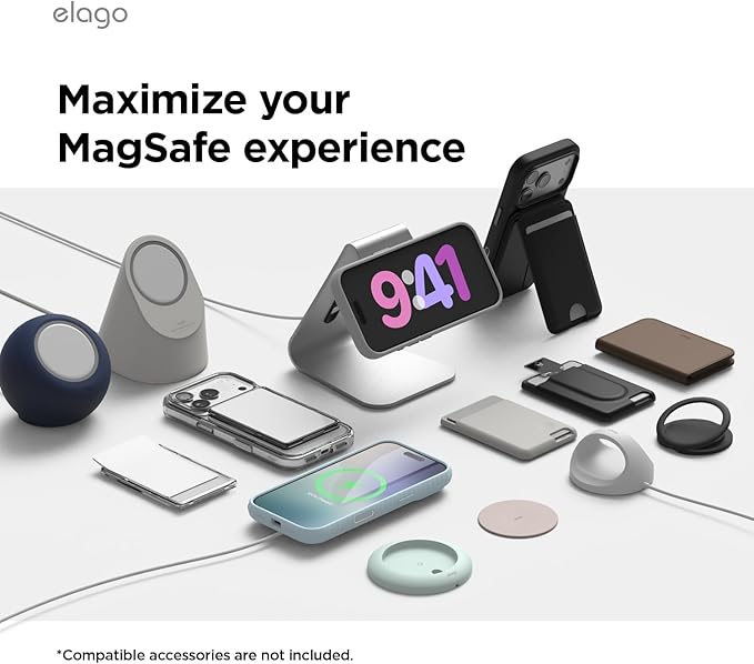 elago for iPhone Air Case, Premium Magnetic Silicone Case, Compatible with MagSafe, Liquid Silicone Material, Protective Cover, Shockproof, Slim Phone, 6.5 inch (Aqua Sky)