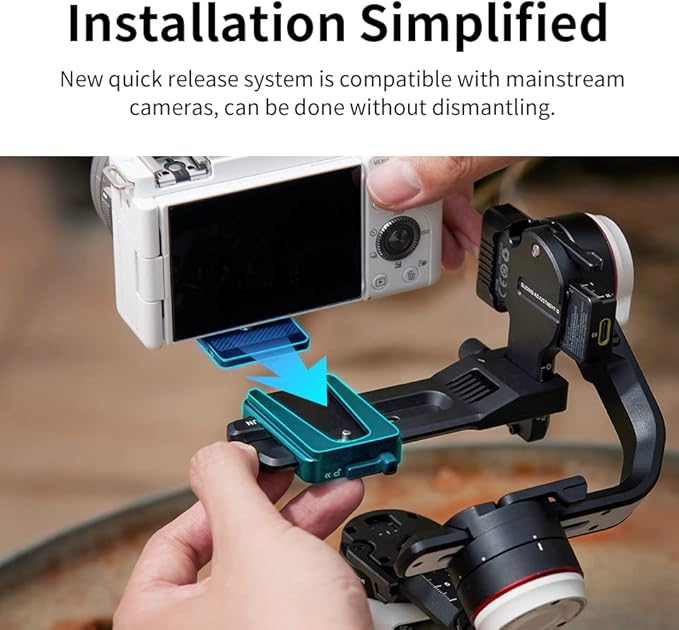 Zhiyun Crane M3S Handheld Gimbal 3-Axis Stabilizer All in One Design for Mirrorless Cameras Like Sony,Canon,Smartphone Like iPhone,Sumsung,Action Cameras Like Gopro (Crane M3 Upgrade Version in 2023)