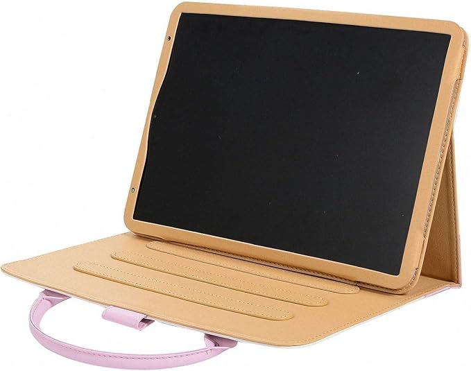 Handbag Case for iPad 9th 8th 7th Generation/Pro 10.5/Air3, Techcircle Cute Bowknot Flap Wallet Slim Folio Stand PU Leather Carrying Case with Pocket, Auto Wake/Sleep, Pink