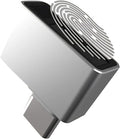 USB C Fingerprint Reader, 360° Detection Mini Fingerprint Scanner 0.5s Touch Speedy Matching Portable Biometric Scanner USB Security Key for Password and File Encryption