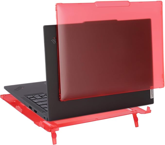 mCover Hard Case ONLY Compatible for 2024-2025 14" Lenovo ThinkPad T14 Gen 5/6 and P14s Gen 5/6 (AMD) Windows Notebook PC (with 180° Hinge, NOT Fitting Any Other Lenovo Models)- Black