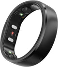 RingConn Gen 2, World’s First Smart Ring with Sleep Apnea Monitoring, No APP Subscription, 12-Day Battery Life, Stress/Heart Rate/Women's Health Tracker, Android & iOS Compatible (Black, Size 7)