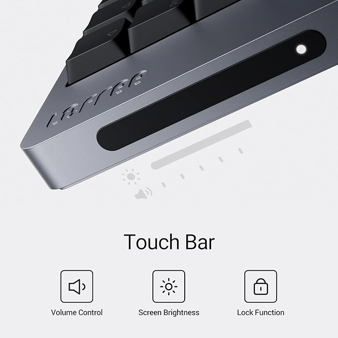 LOFREE Flow2 Low-Profile Mechanical Keyboard, Aluminum Alloy with Void Linear Switches, Rechargeable Wireless Keyboards with 3 Mode Connections for Windows, macOS (Silver with Silence, 84 Keys)
