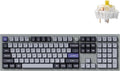 Keychron Q6 Pro Full Aluminum Wireless Bluetooth Custom Mechanical Keyboard, Full-Size QMK/VIA Programmable Knob KSA Double-Shot PBT Keycap Hot-Swappable Banana Switch, Mac Windows Linux - Grey