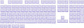 EPOMAKER AegisSil Keycap Set, Silicone Material, Cherry Profile, 113 Keys, 65%/75%/96%/Full Size, Custom Keyboard Keycaps Set for Cherry MX, Kailh, Outemu, Gateron Mechanical Gaming Keyboard (Purple)