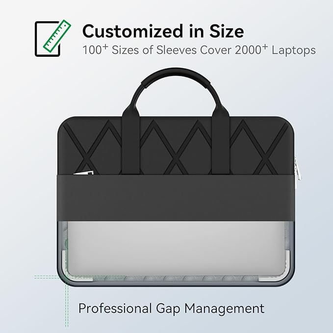 Smatree 18 inch Laptop Sleeve for ASUS ROG Strix Scar 18 2025/2024/2023, ASUS ROG Strix G18 2025/2024/2023 Gaming Laptop, Protective Case with Accessory Pocket, YKK Zipper (E813)