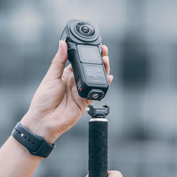 FALCAM F22 Quick Release Kit for Insta360, Plate and Clip, Camera Mounting Adapter Kit for 360 Action Camera - 2564