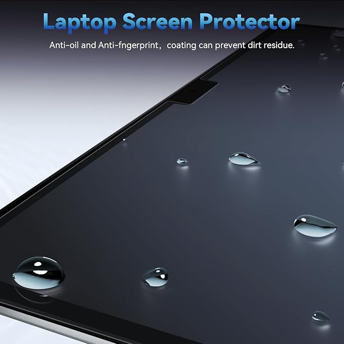 Mamol 2 Pack Anti Blue Light Screen Protector for MacBook Air 13.6/13 Inch (2022-2026, M2, M3, M4, M5), Eye Protection Filter, Anti Glare