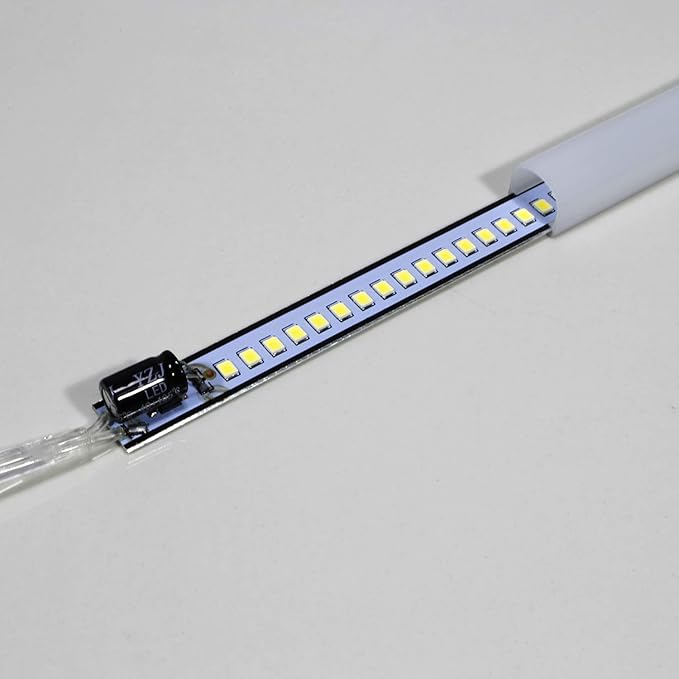 STBTECH 110V Under Cabinet Lights,17inch LED Under Counter Lighting with 6foot Plug Cable,Reading Desk Lamp for Kitchen/Shelf (Naturally White 4000K)