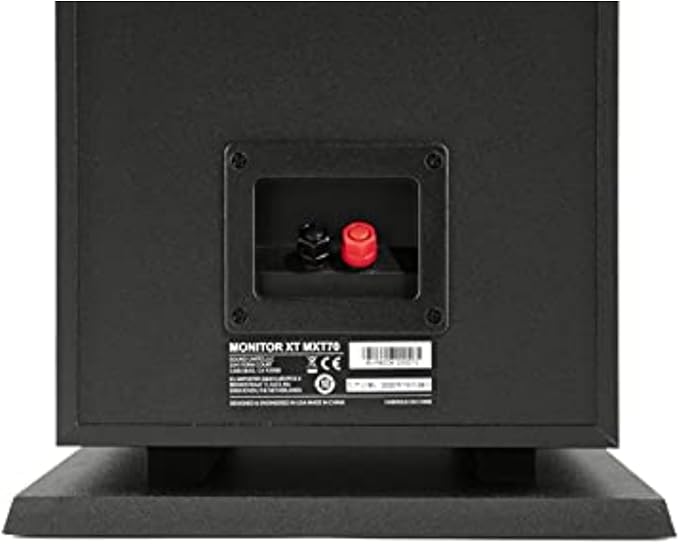 Polk Monitor XT70 Large Tower Speaker, Home Stereo Speakers, Hi-Res Audio, Dolby Atmos & DTS:X Compatible, 1" Tweeter, (2) 6.5" Balanced Woofers, (2) 8" Passive Radiators (Single, Midnight Black)