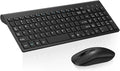 cimetech EasyTyping KF10 Wireless Keyboard and Mouse Combo, [Silent Scissor Switch Keys][Labor-Saving Keys]Ultra Slim Wireless Computer Keyboard and Mouse, Easy Setup for PC/Laptop/Mac/Windows - Black