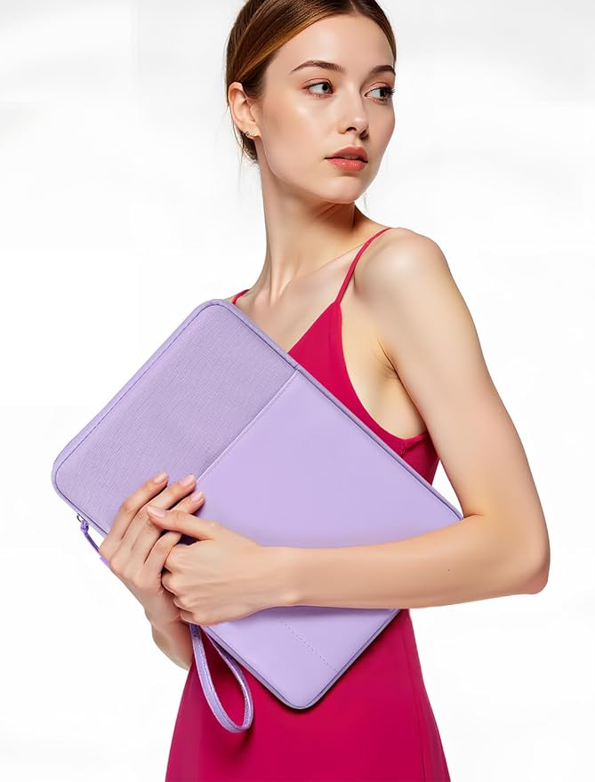 CAAORDKSO 7-8 Inch Tablet Sleeve Bag Carrying Case for iPad mini (A17 Pro) 8.3", iPad mini 6/5/4/3/2/1, Samsung Galaxy Tab S2 8.0, Tab A 8.0, ZenPad Z8s 7.9, Amazon Fire HD 8 Tablet Case, Purple