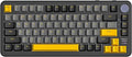 Yindiao X85PRO Wireless Mechanical Keyboard with TFT Screen Display&Knob, TKL 82 Keys BT/2.4GHz/USB-C Wired Hot Swappable Custom Keyboard,Gasket Structure,NKRO RGB Backlit Gaming Keyboard for PC