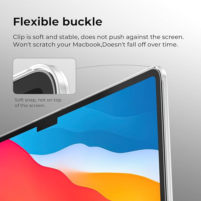 BlueSwan for MacBook Air 13.3 inch Case, 2020-2018 M1 A2337 A2179 A1932, Anti-Scratch Flexible Protective Laptop Cover with Grippy Matte Texture, Slim and Easy Installation, Frosted White