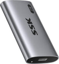 SSK 2TB SSD External Hard Drive, Portable SSD Up to 550MB/s Fast Solid State Drives, External Drive USB 3.2 Gen2 SSD for iPhone 15/Pro, Windows, Mac, Android with LED Light, Trim, SMART Supported