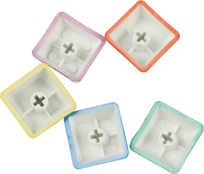 OEM Profile Pac-man Five Dye PAC PBT Key caps Custom Sublimation keycaps for MX Mechanical Gaming Keyboard (OEM Pac-man 5 Keys)
