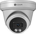 4COVR 4K Security Camera Outdoor, 8MP Ultra-HD PoE Wired Surveillance Video IP Camera Built-in Mic, Smart AI Person/Vehicle Detection, 100ft IR Night Vision, 2.8mm Lens, IP67 Weatherproof, LY97SA8MA