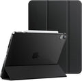 JETech Case for iPad Air 13-Inch M4/M3/M2 (2026/2025/2024), Slim Stand Hard Back Shell Smart Cover with Auto Wake/Sleep (Black)