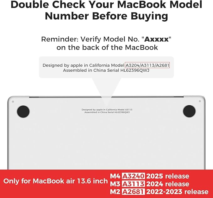 iCasso for MacBook Air 13.6 inch Case 2026 2025-2022 Release M5 M4 M3 M2 Model A3449 A3240 A3113 A2681, Flower Pattern Sturdy Protective Hard Shell Case Cover for Mac Book Air 13 inch,Brown