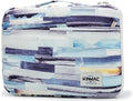 Kinmac 360° Protective Laptop Sleeve Case with Pockets, Color Stripe Pattern, Padded Cover with Handle (15 inch-15.6 inch)