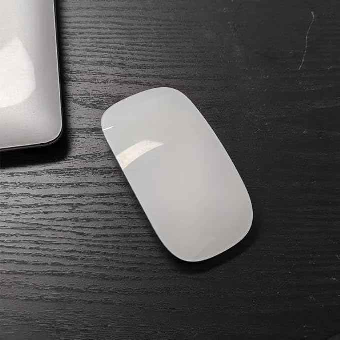 Wireless Multi-Touch Surface Magic Mouse Alternative USB C Rechargeable Touch Mouse Compatible with MacOS/Windows/Linux/Android Laptop Desktop PC Smartphone Tablet (Black)