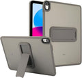 Shockproof Case for iPad (A16) 11th/10th Generation 10.9 inch 2025/2022, Kickstand Slim Fit Rugged Bumper Lightweight Anti-Scratch Bumper Case Cover for iPad 11th/10th Gen, Gray