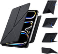 Lightweight Magnetic Case for iPad Pro 11-inch (M4/M5, 2024/2025), Stain-Resistant Slim Folio with Portrait/Landscape Stand, 4 Adjustable Angles, Auto Wake/Sleep, iPad Pro 11-inch Cover, Black