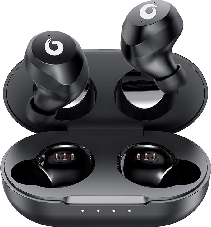 X9 Wireless Earbuds Bluetooth 5.3 Headphones Waterproof Stereo Earphones in Ear Touch Control with Microphone Headset with Deep Bass for Sport, Gaming and Running(Black)