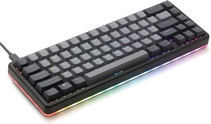 Drop ALT High-Profile Mechanical Keyboard — 65% (67 Key) Gaming Keyboard, Hot-Swap Switches, Programmable Macros, RGB LED Backlighting, USB-C, Doubleshot PBT, Aluminum Frame (Cherry MX Brown, Black)