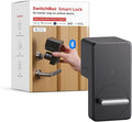 SwitchBot Smart Lock, Bluetooth Electronic Deadbolt Keyless Entry Door Lock for Front Door, Compatible with WiFi Bridge (Sold Separately), Fits Your Existing for Airbnbs Vacation Rentals