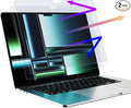 Mamol 2 Pack Anti Blue Light Screen Protector for MacBook Pro 14 Inch (2021-2026, M1, M2, M3, M4, M5), Eye Protection Filter, Anti Glare Screen Film