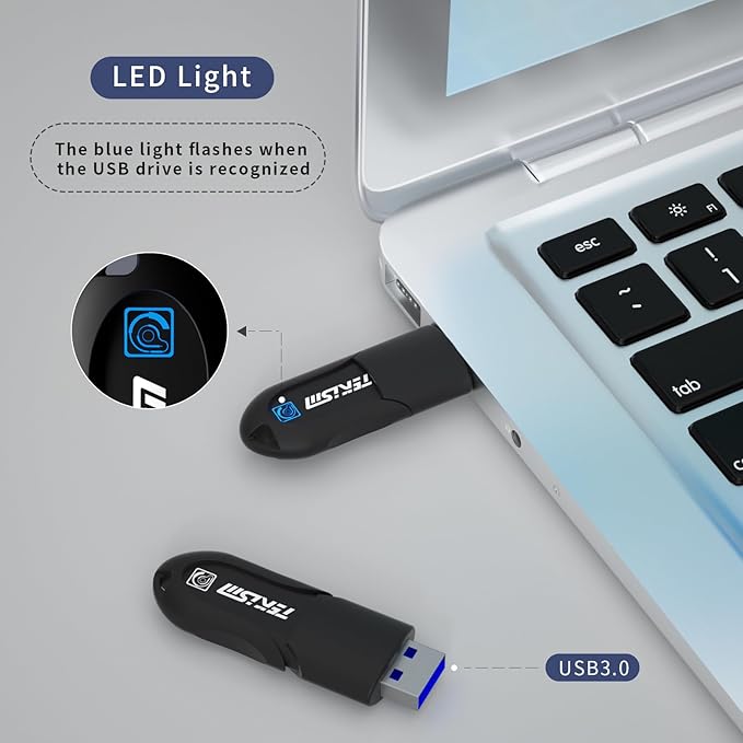 32GB 5 Pack USB 3.2 Gen 1 (USB 3.1) Flash Thumb Drive, External Data Storage Memory Stick Compatible with Computer/Laptop