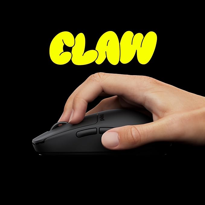 Pulsar Gaming Gears X2H Crazylight Wireless Gaming Mouse, Ultra Lightweight 1.30 oz (37g), Optical Switch, 32000 DPI, 750 IPS, XS-1 Sensor, 8k Compatible (Jet Black)