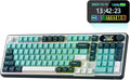 RK ROYAL KLUDGE S98 Mechanical Keyboard w/Smart Display & Knob, Top Mount 96% Wireless Mechanical Keyboard BT/2.4G/USB-C, Hot Swappable, Software Support, Creamy Sounding, 98 Keys