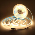 Aclorol COB Led Strip Light 12V 16.4ft Led Strip Lights 3000K Warm White 1600Leds CRI85+ Flexible LED Tape Lighting for Bedroom TV Party Home Indoor Decor(Power Supply&LED Dimmer Not Included)