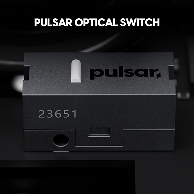 Pulsar Gaming Gears X2 Crazylight Wireless Gaming Mouse, Ultra Lightweight 1.27 oz (36g), Optical Switch, 32000 DPI, 750 IPS, XS-1 Sensor, 8k Compatible (Mini, Black, T1 Edition)