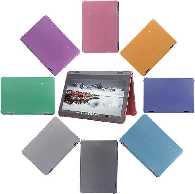 mCover Hard Shell Case Only Compatible for 2025 or Later 11.6" Lenovo 500e Chromebook Gen 4s 2-in-1 Laptop (NOT Fitting Any Other Lenovo Models)- Blue