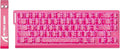 ATTACK SHARK X68HE Rapid Trigger Mechanical Gaming Keyboard 60% Wired with Adjustable Actuation,Hall Effect Magnetic Switch,8KHz Polling Rate,RGB Backlit,Top Mount,Side Printed Keycap(Rose Contour)