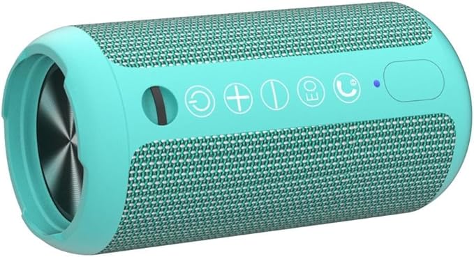 Ortizan Portable Bluetooth Speakers, IPX7 Waterproof Wireless Speaker with 24W Loud Stereo Sound, Outdoor Speaker with Bluetooth 5.3, Deep Bass, RGB Lights, Dual Pairing, 30H Playtime for Home