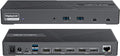 WAVLINK DisplayLink Docking Station Triple Monitor 4K@60Hz for 3 Monitors, 100W Charging for Thunderbolt 5/4/3, USB C M1-M5 Mac/MacBook Neo/Windows- 3 HDMI, 2 DP, 6 USB Ports, 160W Power, LAN, Audio