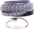 WS2812B LED Strip Lights 16.4ft 5M WS2812B 300LEDs Programmable Individual Addressable WS2811 Built-in 5050 RGB LED Strip IP67 Waterproof DC5V with Mini Controller