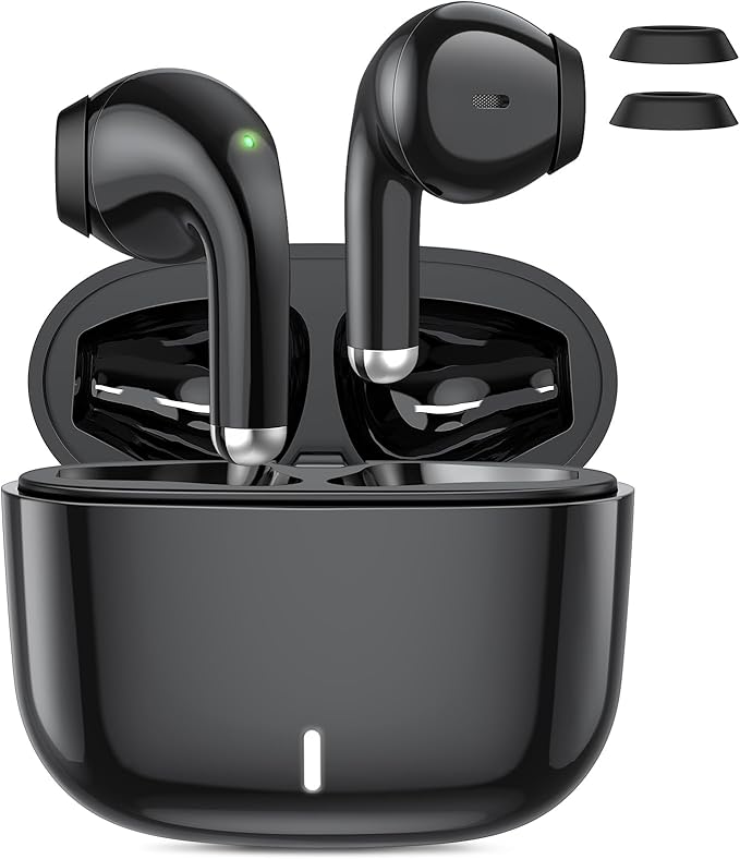 ACAGET Wireless Headphone for Samsung Galaxy S26 Ultra S25 S24 S23 FE S22 Plus Bluetooth 5.3 Earbuds Noise Isolation Earphones for iPhone 16 15 17 Pro Max 14 13 HiFi Stereo Headset for Galaxy Z Flip