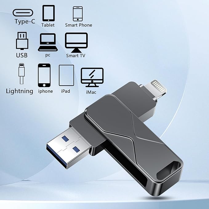 512GB USB Flash Drive High-Speed Thumb Drive- Portable Jump Drive for Data Storage, Backup, and File Transfer for PC Laptop Desktop (Black, 512)