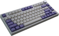 NJ80-AP Wireless Mechanical Keyboard with Knob Bluetooth 5.0/2.4G/Wired Connection 75% Hot Swappable Custom RGB Programmable Gaming Keyboard with PBT Keycap for Win Mac