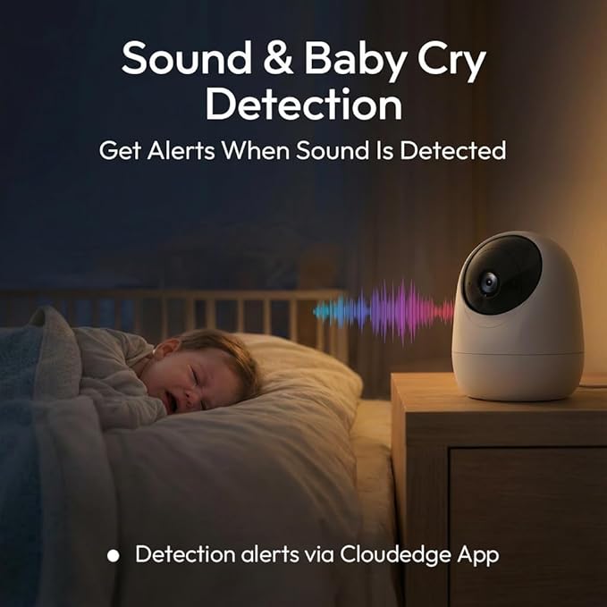 Rraycom Indoor Camera 5G&2.4G WiFi,2K Security Cameras for Home Security,360°Pan & Tilt, Dog/Pet Baby Camera with Motion Tracking& Sound Detection, 2-Way Audio, Night Vision,Siren,Works w/Alexa