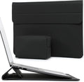 HYZUO 13.3-14 Inch Laptop Sleeve Case with Stand Feature for MacBook Pro 14 M5/M4/M3/M2/M1 2026-2021, MacBook Pro/Air 13.3, 13.5" 13.8" Surface Laptop, HP Spectre X360 13/14, Black
