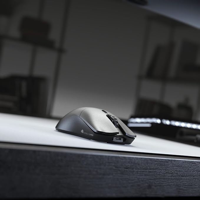 GLORIOUS Gaming Model O 2 PRO Wireless Gaming Mouse - 2.4GHz Wireless 1ms delay, 100M clicks, 57g Ultralight, Long Battery Life, 26K DPI BAMF 2.0 Sensor, Ambidextrous, 6 Buttons, PTFE Feet